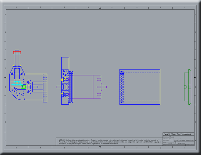 2D & 3D Exploded Thruster Examples