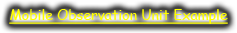 Mobile Operation Unit Page